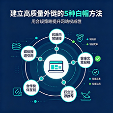 阿克苏地区建站-建立高质量外链的5种白帽方法